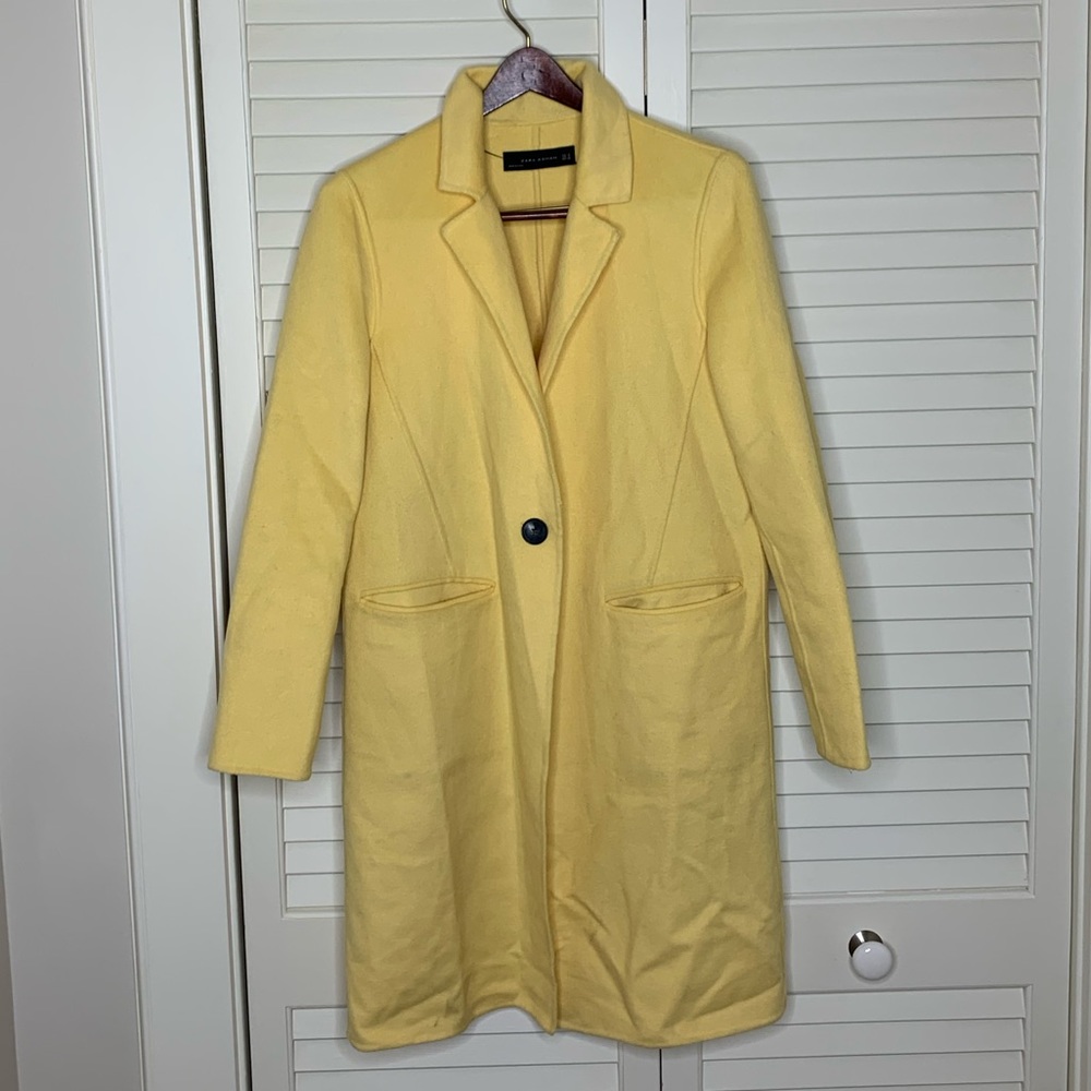 Zara yellow trench coat